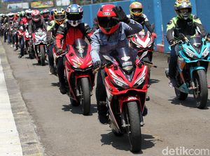 Ratusan Bikers Geber Motor Honda di Sirkuit Sentul Ratusan Bikers Geber Motor Honda di Sirkuit Sentul