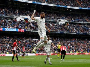 Hasil Liga Spanyol: Benzema Hat-trick, Madrid Bungkam Bilbao