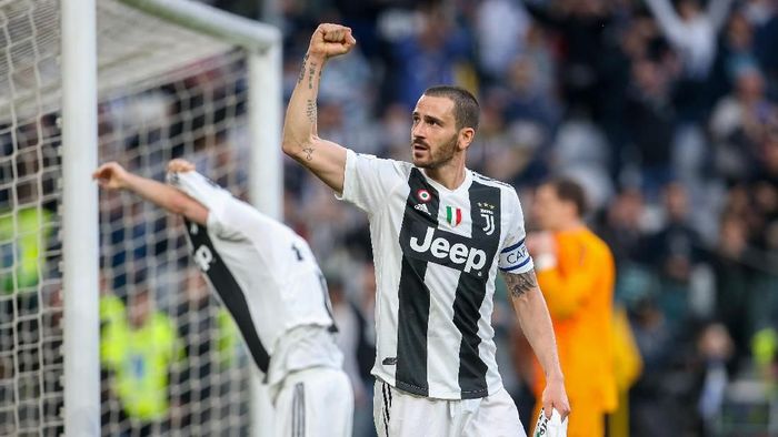 Leonardo Bonucci menjadi kapten Juventus saat menjamu Fiorentina. (Foto: Giampiero Sposito/Getty Images) Leonardo Bonucci menjadi kapten Juventus saat menjamu Fiorentina. (Foto: Giampiero Sposito/Getty Images)
