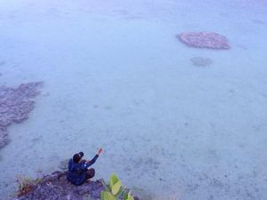 Karang Alami Berbentuk Love di Pulau Rote Karang Alami Berbentuk Love di Pulau Rote