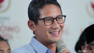 Ekspresi Sandiaga Kini Makin Ceria