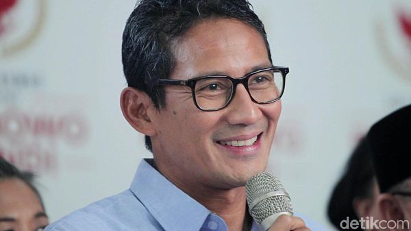 Ekspresi Sandiaga Kini Makin Ceria