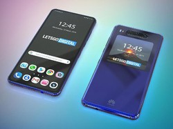 Ini Paten Ponsel Dua Layar Huawei, Selfie Pakai Kamera Utama