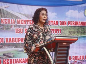 Di Kepulauan Selayar Susi Ajak Warga Jaga Lingkungan