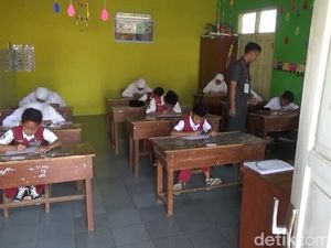 Pelaksanaan USBN Tiga SDN di Tasikmalaya Digabung