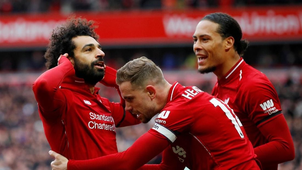Jordan Henderson meminta Liverpool fokus menang saja hingga akhir musim (Phil Noble/Reuters)