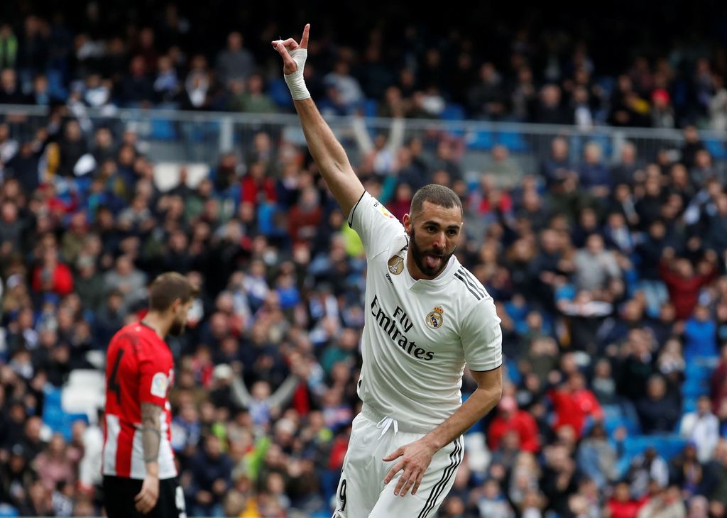 Karim Benzema yang punya banyak gelar di Real Madrid