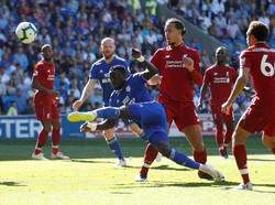 Pertandingan lanjutan Liga Inggris antara Cardiff City vs Liverpool dihelat di Cardiff City Stadium, Minggu (21/4/2019) malam WIB. Reuters/Carl Recine.