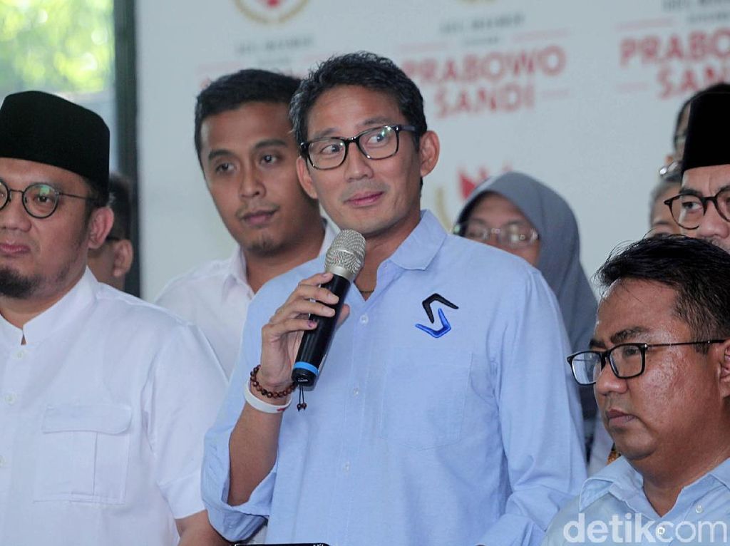 Respons Sandiaga Saat Ditanya Jika Kalah Versi KPU Respons Sandiaga Saat Ditanya Jika Kalah Versi KPU