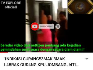 Video Viral Emak-emak Labrak KPU Jombang, Polisi: Hoaks