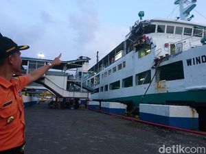 2 Kapal Senggolan di Merak, Penumpang Dievakuasi