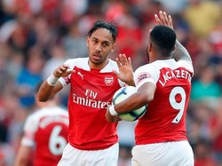 Top Skor Liga Inggris: Aubameyang Samai Aguero dan Salah