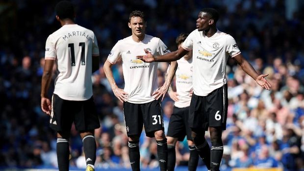 Man United hanya melepaskan satu tembakan tepat sasaran ke gawang Everton.