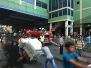 Blok C Tanah Abang Kebakaran, Lalin Ditutup Sementara