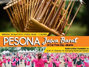 Pesona Jawa Barat Akan Ramaikan Car Free Day di Jakarta