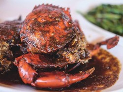 Nyam! Kepiting Lada Hitam Gurih Mantap Ada di Sini