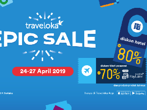 Jangan Ketinggalan Daftar Promo Menarik dari Traveloka Epic Sale Jangan Ketinggalan Daftar Promo Menarik dari Traveloka Epic Sale