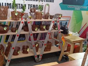 Pot Anggrek dari Kayu Ulin Hiasi Kalteng Trade Expo 2018