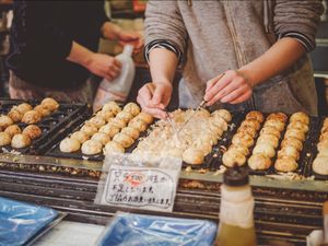 Takoyaki near Ueno Station