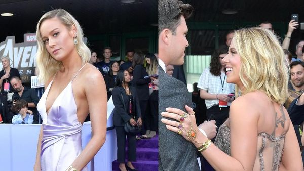 Brie Larson dan Scarlett Johansson Bergaya dengan Infinity Stones