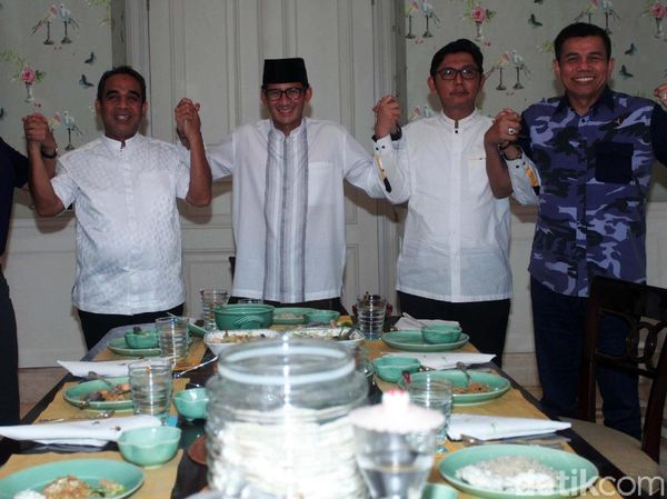 Bahas Pengawalan C1, Sandiaga Kumpulkan Sekjen Partai Koalisi