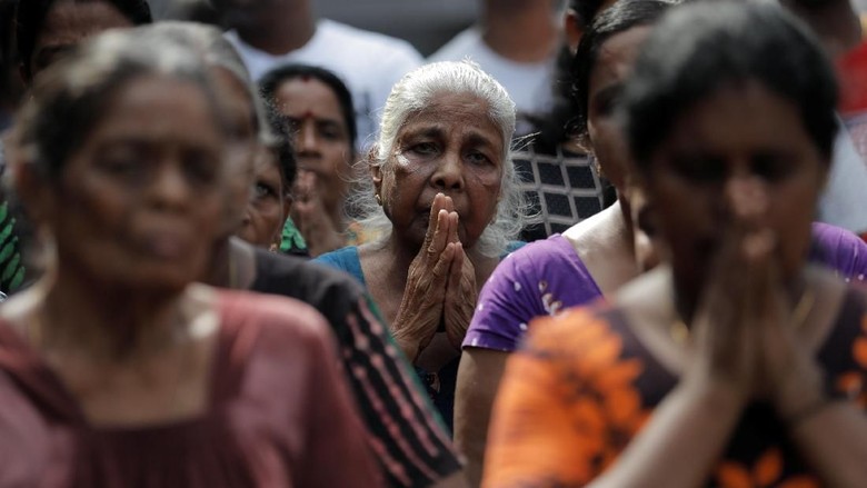 Seluruh Sri Lanka Hening 3 Menit untuk Korban Bom Paskah