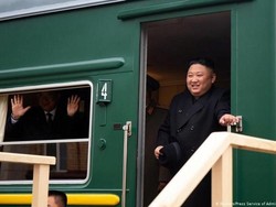 Naik Kereta Api Khusus, Kim Jong Un Tiba di Rusia Untuk Temui Putin