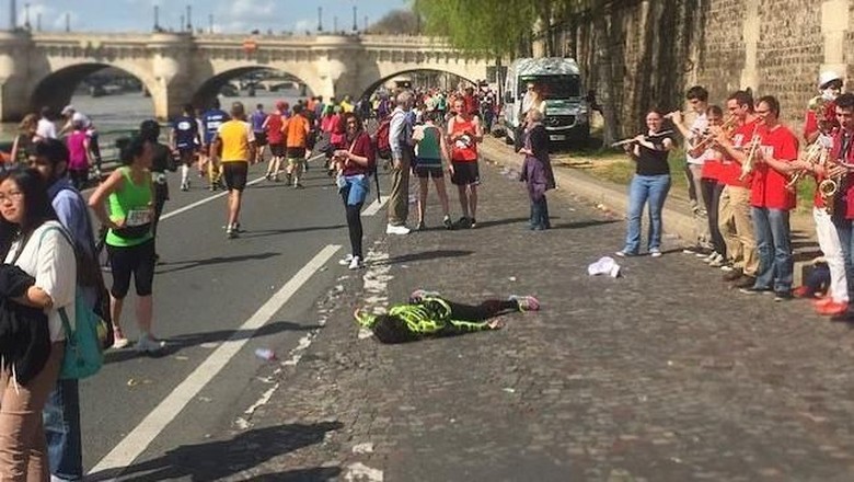 Stephanie yang akal-akalan mati di Paris (@stefdies/Instagram)