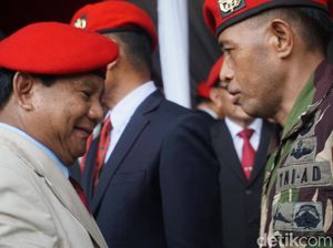 Hadiri HUT Kopassus, Prabowo: Ingat Masa Muda, Masa Masih Agak Kurus