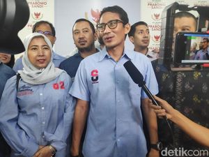 Sandi soal Tim Pencari Fakta Kecurangan: Harus dari Rakyat, Jangan 2 Paslon