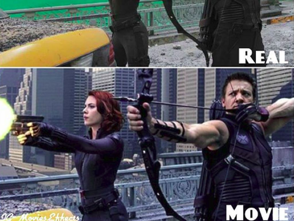 Sebelum dan Setelah Jagoan Avengers Dipoles Teknologi CGI