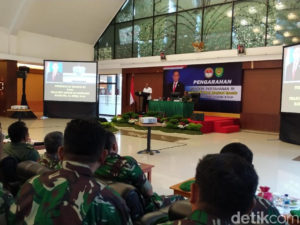 Anggaran TNI Dipersoalkan, Menhan: Jangan Egois! Anggaran TNI Dipersoalkan, Menhan: Jangan Egois!