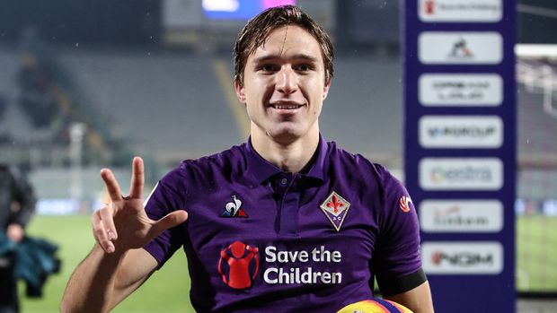 Meski baru 21 tahun, Federico Chiesa, sudah 11 kali membela timnas Italia. (