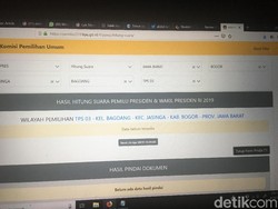 Salah Input Situng TPS 3 Desa Bagoang Bogor, KPU: Perlu Koreksi