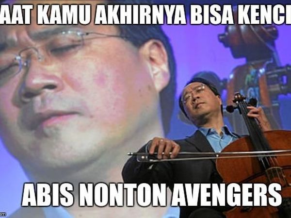 Deretan Meme Kocak Menahan Kencing Saat Nonton Avengers: Endgame