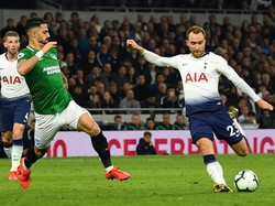 Hasil Liga Inggris: Gol Eriksen di Akhir Laga Menangkan Tottenham atas Brighton