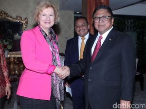 OSO Bertemu Dubes Rusia Lyudmila Georgievna