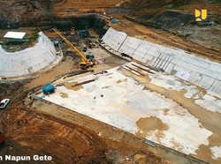 Pembangunan Bendungan Napun Gete di NTT Capai 63%