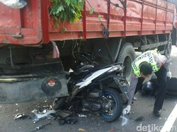 Pemotor Tewas Tabrak Truk di Purworejo