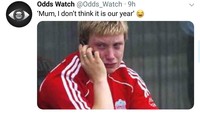 Raut wajah fans Liverpool, yang mulai ketar-ketir tim idolanya gagal mengakhiri puasa gelar selama 29 tahun. Kemenangan City membuat mereka naik ke posisi pertama dengan 89 poin, membuat Liverpool turun ke posisi dua dengan 88 poin. (Foto: Twitter @TrollFootball)