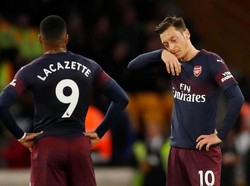 Arsenal kembali menelan kekelahan. Usai tumbang dari Crystal Palace, kini Meriam London kalah 1-3 dari Wolverhampton Wanderers. Andrew Boyers/Reuters.