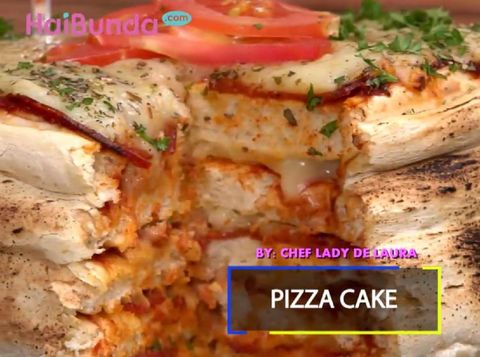 Resep Pizza Cake, Kue Ultah Unik nan Spesial untuk Si Kecil