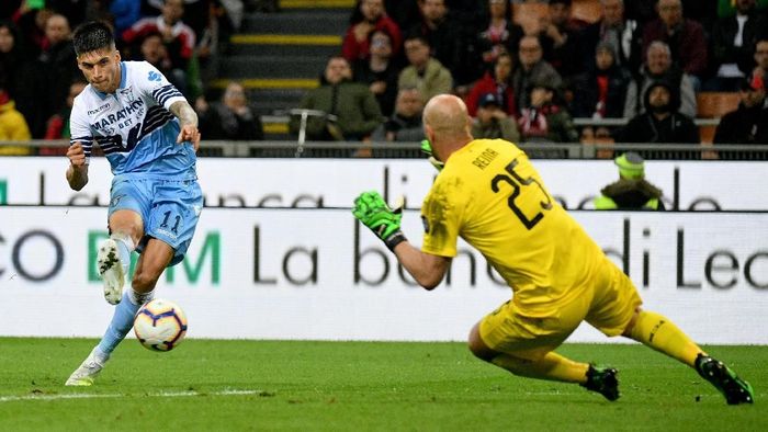 Lazio lolos ke final Coppa Italia usah mengalahkan AC Milan 1-0 di semifinal leg II. (Foto: Marco Rosi / Getty Images)