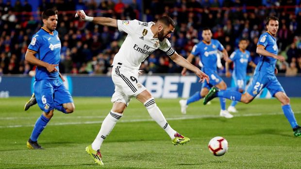 Real Madrid bermain imbang tanpa gol di markas Getafe. (