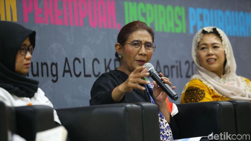 Menteri Susi Bicara di Kartini Anti Korupsi 2019