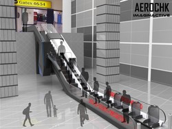 Inovasi Baru: Pemeriksaan di Bandara Lewat Eskalator Canggih