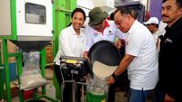 Menteri BUMN Tinjau Penggilingan Padi di Purwakarta