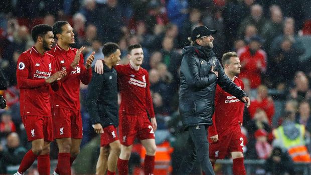 Liverpool terbilang produktif saat tampil di Anfield.