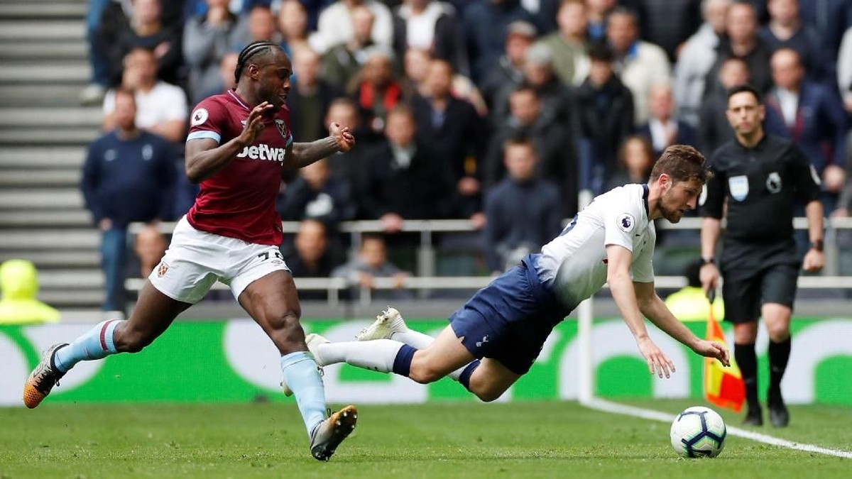 Tottenham Hotspur sementara masih 0-0 dengan West Ham United di babak pertama laga pekan ke-36 Liga Inggris.  (Foto: Paul Childs/Reuters)
