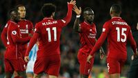 Salah dan Mane Bersinar, Liverpool Habisi Huddersfield